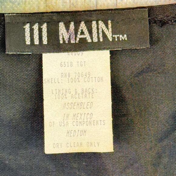 Vintage St. Patrick's Day Vest Medium Unisex Black Green 111 Main Paddy's Day - Picture 3 of 5